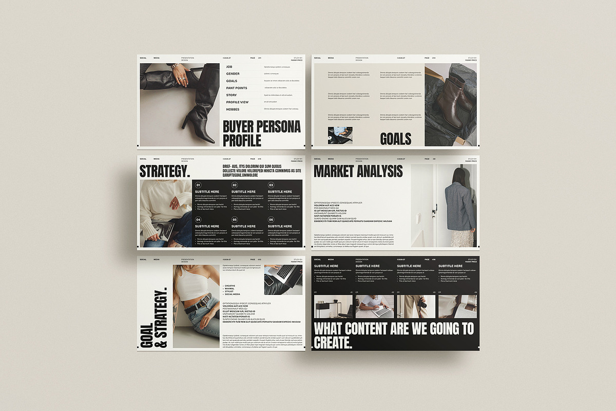 Social Media Strategy Presentation, a Presentation Template by ArtisanaAura (Photo 6 of 12)