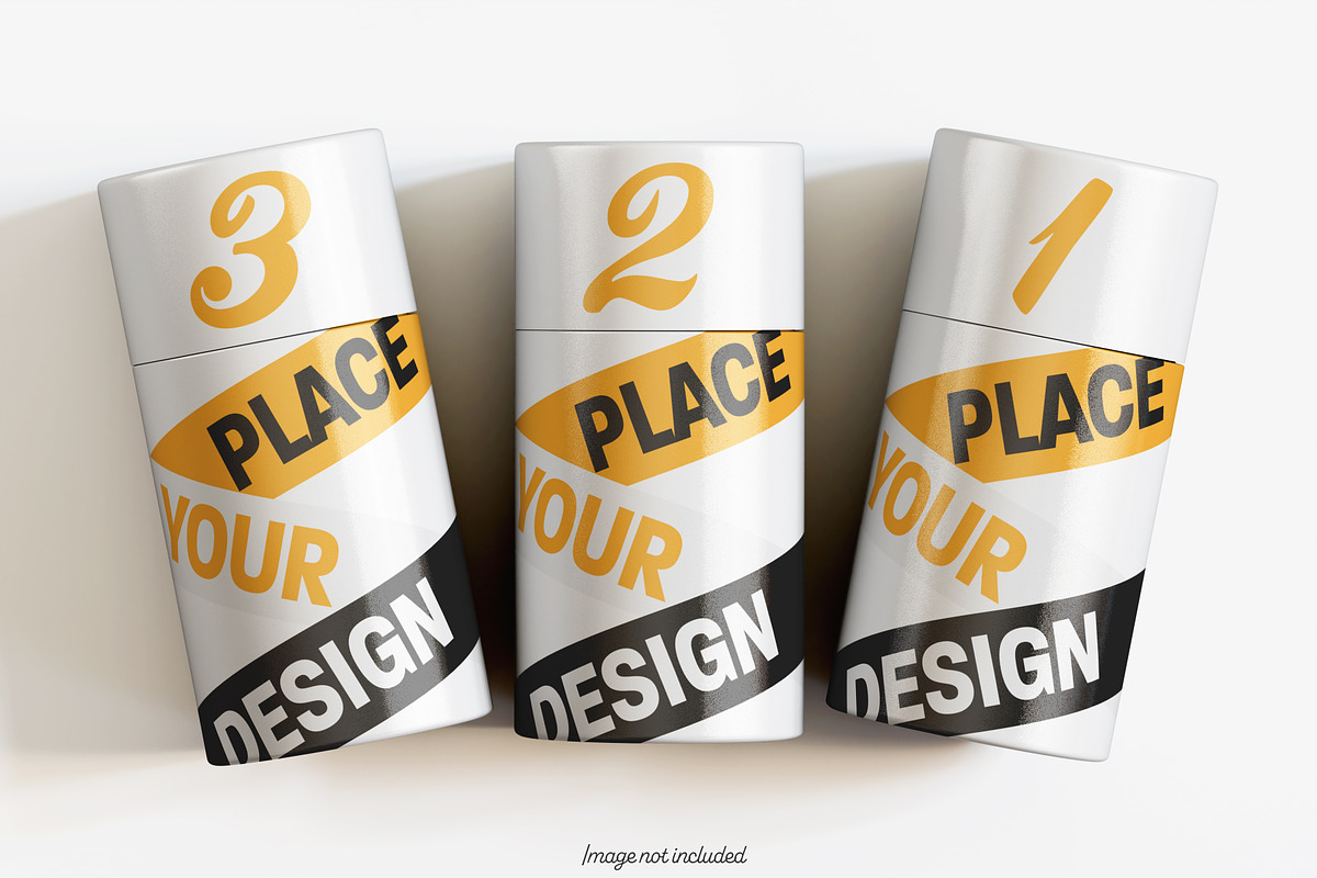 Paper tube pack mockup bundles V2, a Packaging Mockup by Ambo Ampeng (Photo 24 of 26)