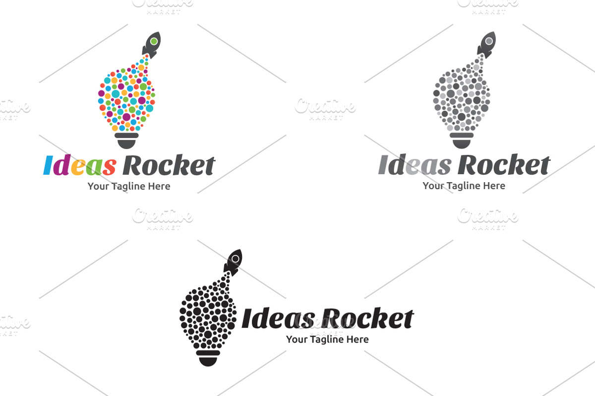 Ideas Rocket - Logo Template, a Branding & Logo Template by Martin-Jamez