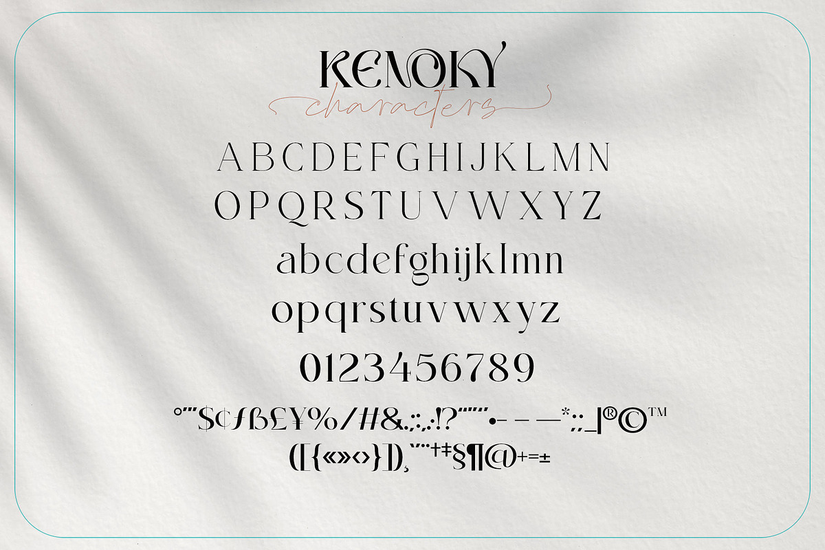 Kenoky Coffekan, a Serif Font by alit design (Photo 7 of 27)