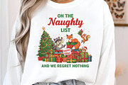 On the Naughty List, Retro Christmas, an Illustration by DreamArtGraphic (Thumbnail 4 of 5)