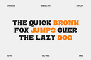 Volt Trix Bold Display Font, a Serif Font by Heinzel Std (Thumbnail 3 of 10)