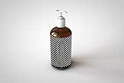 Amber Pump Bottle Mock-Up, a Pens & Pencil Mockup by TSOBG (Thumbnail 4 of 15)
