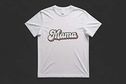 Wavy Retro Mama Layered Embroidery, an Illustration by Purpose Ekbal (Thumbnail 3 of 3)
