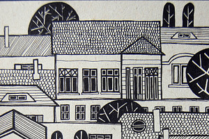 illustrated city