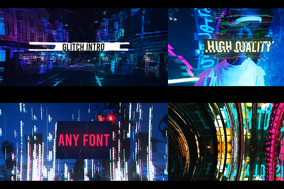 Glitch Intro For After Effects preview 2
