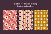 Flower Stamp Brushes for Procreate, a Brush Add-On by seamless team (Thumbnail 4 of 5)