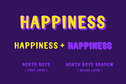 North Boys - Playful Layered Font, a Sans Serif Font by Deemak Daksina (Thumbnail 3 of 4)