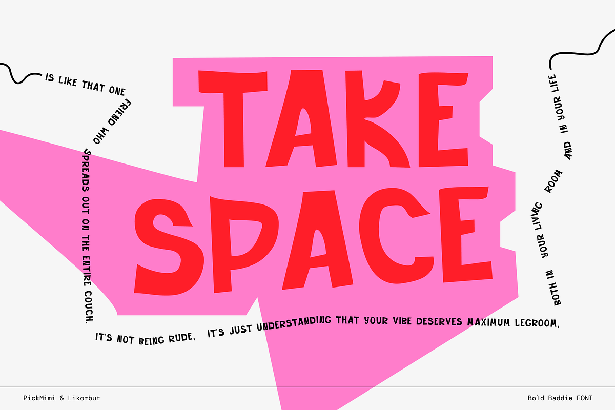 Bold Baddie Display Font, a Font by PickMimi (Photo 2 of 7)