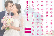 Premium Wedding Icon Set – 3 styles, an Icon by IconUncle (Thumbnail 3 of 4)