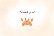 Watercolor Sea Animals Clipart, an Animal Illustration by ElenaPlatovaArt (Thumbnail 13 of 13)