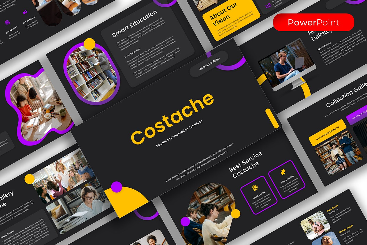 Castache – Education  PowerPoint, a Presentation Template by kreatifreya (Photo 1 of 5)
