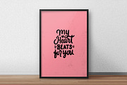 Valentine's Lettering quotes + Bonus, a Texture Illustration by Davihero (Thumbnail 3 of 6)