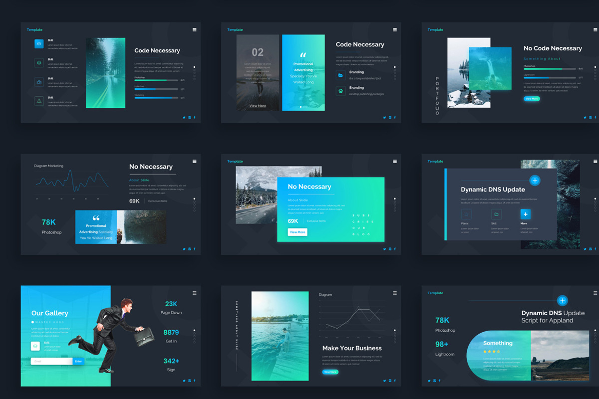 Portal Bundle Powerpoint FULL IMAGES, a Presentation Template by One Percent Studio (Photo 21 of 28)