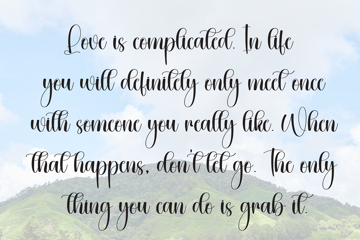 Baby Daisy | Script Font, a Handwritten Font by Scratchones (Photo 6 of 9)