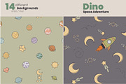 Dino Space Adventure – Vector Set, an Animal Illustration by moja doodle (Thumbnail 11 of 11)