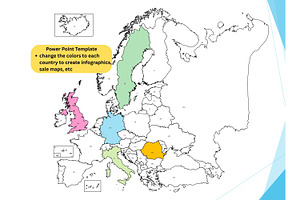 Europe Editable Power Point Template