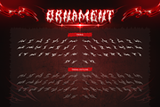 Slavice - Tribal Metal Font, a Blackletter Font by Burntilldead (Thumbnail 7 of 10)