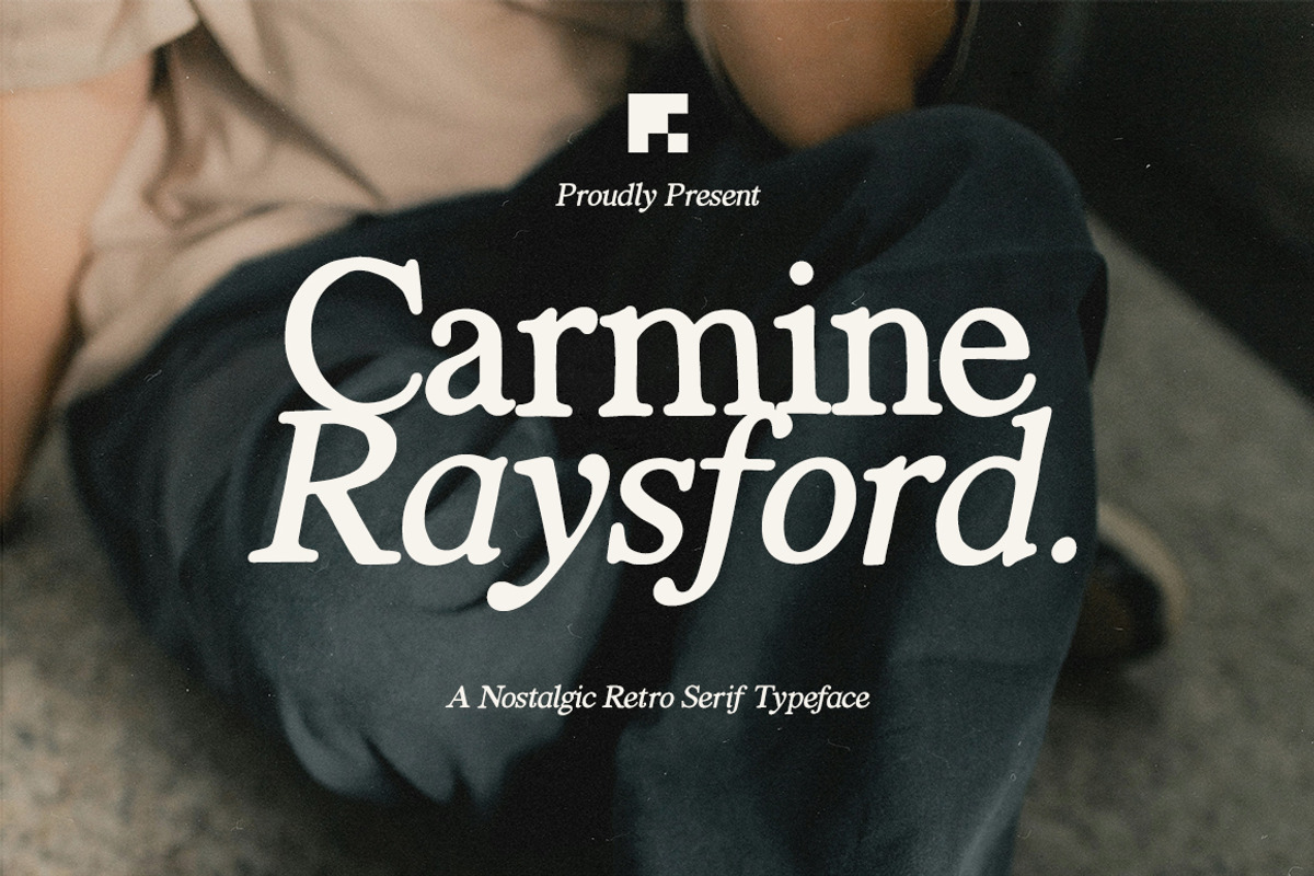 Carmine Raysford | Nostalgic Serif, a Serif Font by Fargun Studio (Photo 1 of 27)
