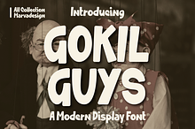 Gokil Guys - A Modern Display Font