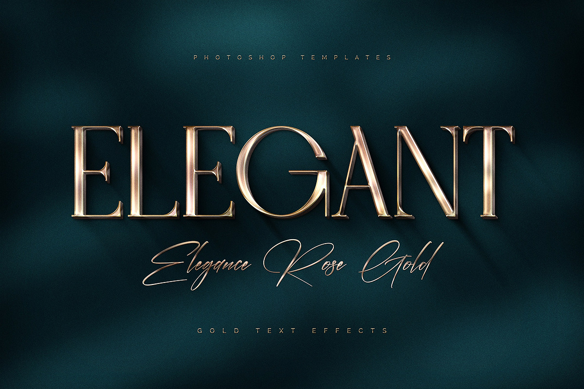 Royal Gold Lettering Text Effects, a Layer Style Add-On by Andrew Skoch Design (Photo 7 of 8)