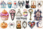 Coquette Vintage Halloween Bundle, an Illustration by Pixels.Craft (Thumbnail 1 of 7)