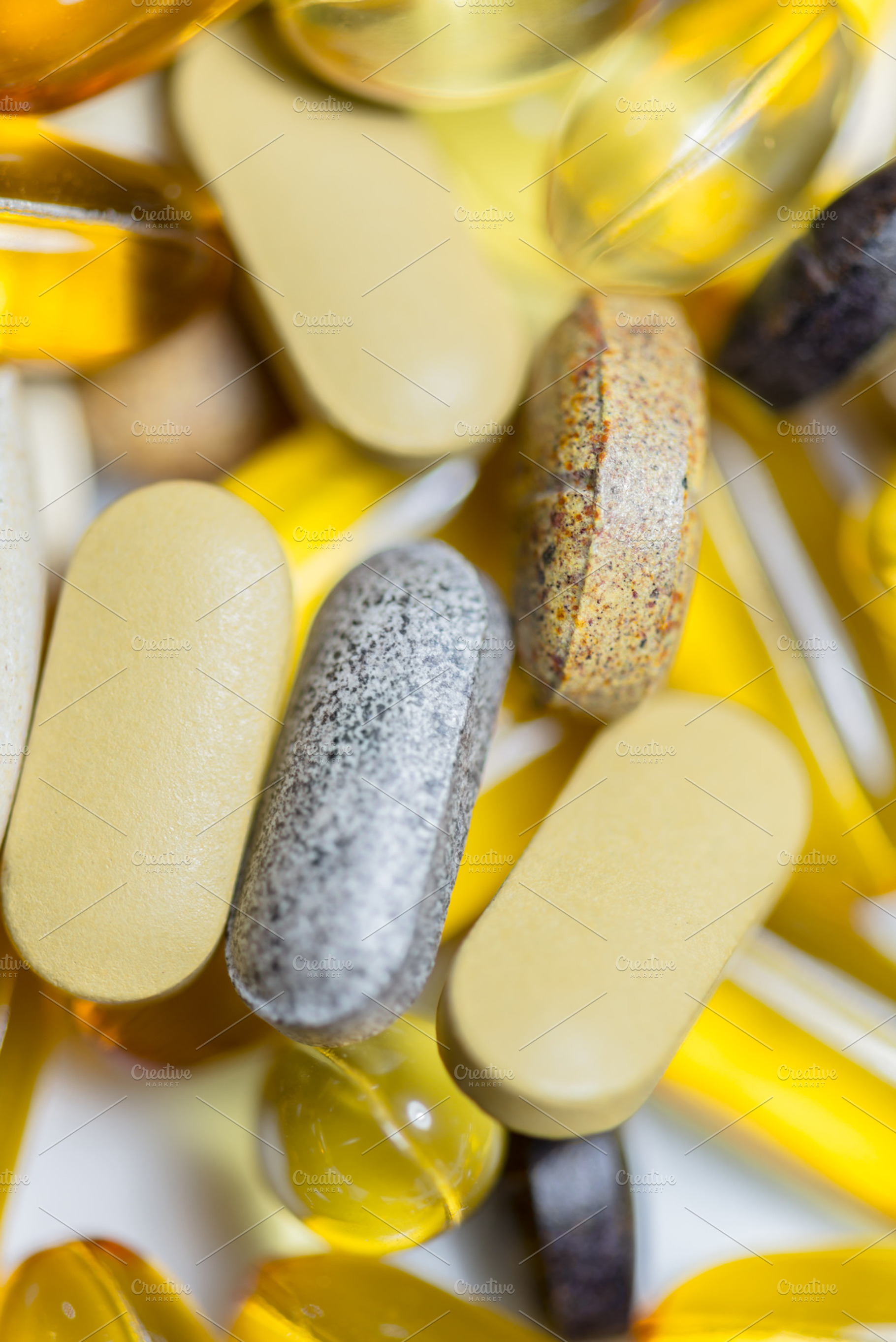 Food supplement pills macro, a Health & Medical Photo by PeoGeo Studio