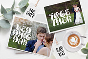 Round Hand Drawn Display liquid Font, a Sans Serif Font by Happy Letters (Thumbnail 4 of 12)
