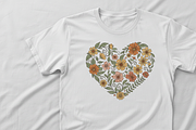 Floral Heart Mug Design with Vintage, a Person Illustration by Gfx_Store (Thumbnail 3 of 3)