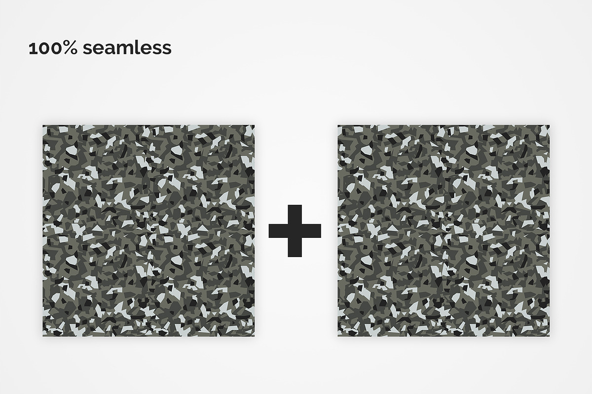 Army Polygon Camouflage Patterns, a Pattern Graphic by 3Y_Design (Photo 3 of 6)