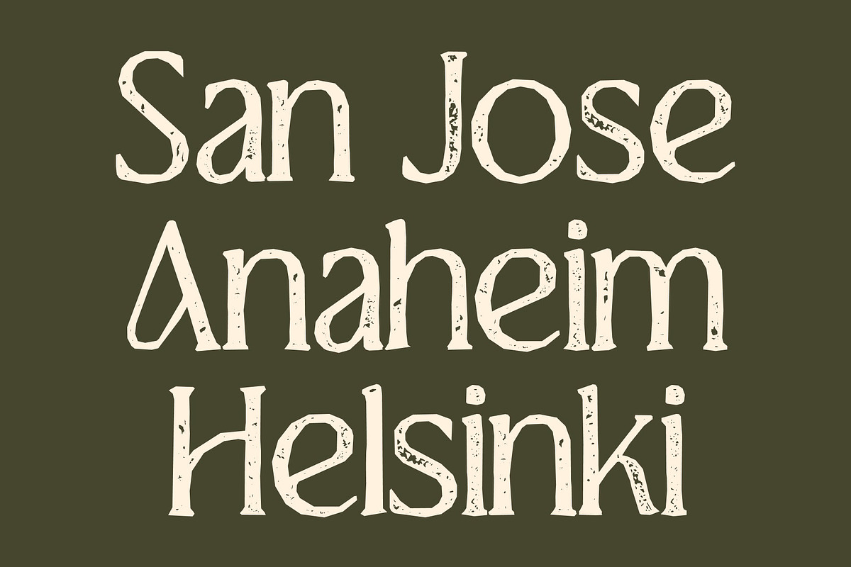 CS Brela Stamp, a Serif Font by Craft Supply Co. (Photo 4 of 8)
