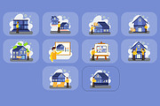 Real Estate Illustration Pack, an Illustration by baii09 (Thumbnail 4 of 4)