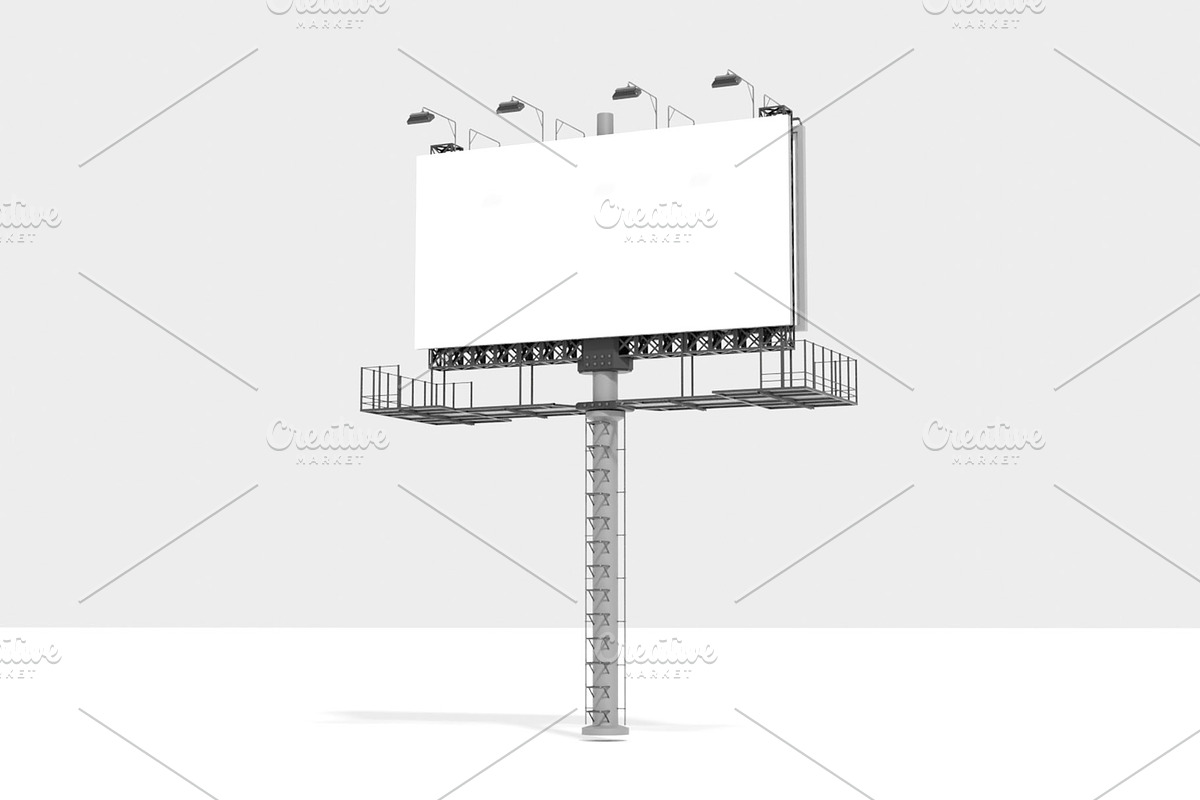 Billboard 3D Model, an Architecture 3D Model by mrfauzi (Photo 5 of 13)
