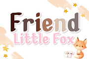Friend Little Fox - Handwritten, a Handwritten Font by Charmingbear59.design (Thumbnail 1 of 6)