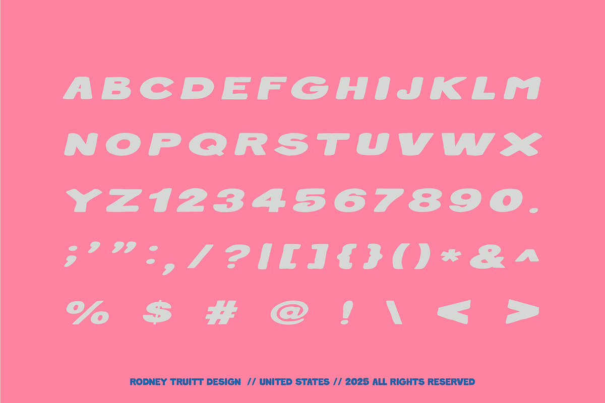 RT Humdinger, a Font by Rodney Truitt Jr (Photo 5 of 12)