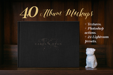 40 Photography album mockup
