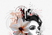 Artistic Watercolor Tattoo Art, an Action Add-On by MRI STUDIO (Thumbnail 9 of 28)