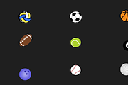 Animated Balls Icons Motion Graphics, a Graphic by FlashFXbox (Thumbnail 1 of 2)