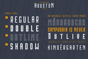 Houston Font Family