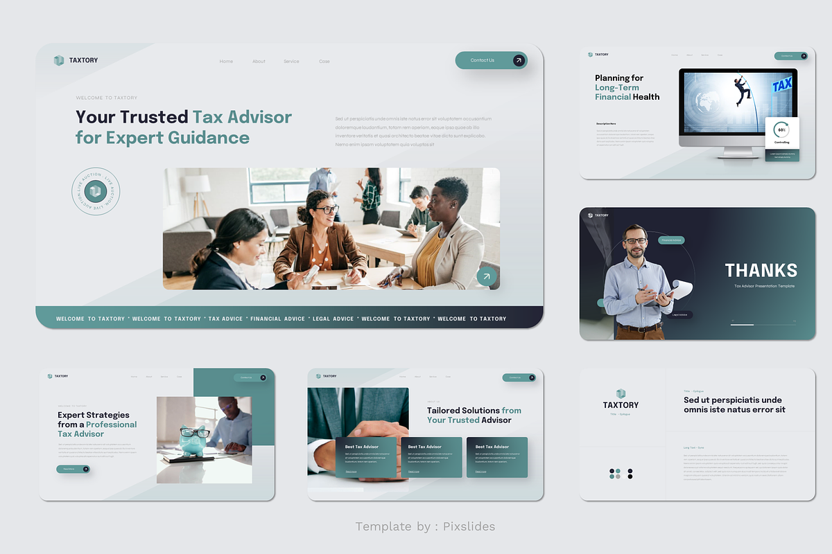 Tax Advisor Keynote, a Presentation Template by Pixslides (Photo 6 of 7)