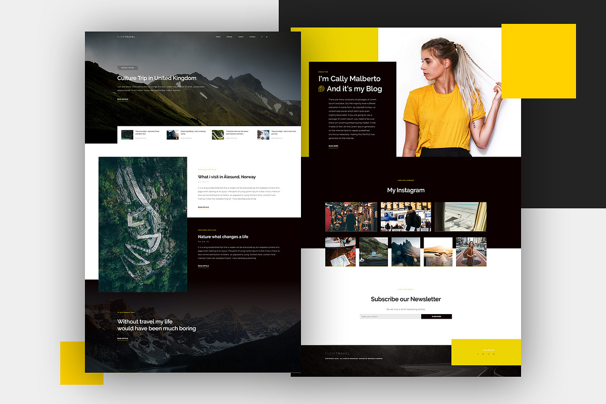 Travel Blog - Elementor Pro Layout, a Landing Page Template by Ceaso Store (Photo 3 of 3)