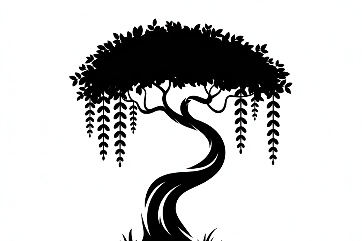 Banyan Tree Vector Illustration, an Illustration by Amazin_art (Photo 4 of 11)