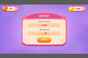 Pink GUI pack, casual, an UI Kit Template by KartInnka (Thumbnail 12 of 15)