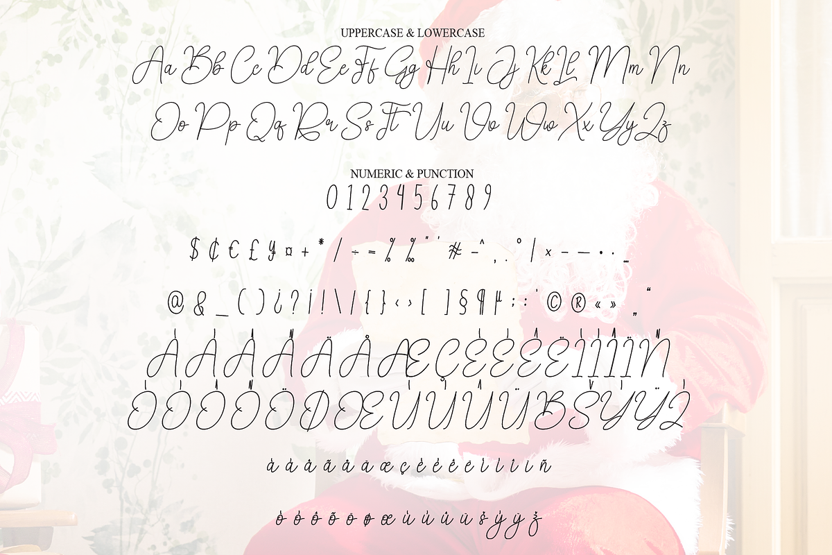 Santaclaus | Script Font, a Handwritten Font by Scratchones (Photo 7 of 9)