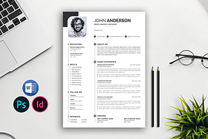 Clean Resume CV, a Resume Template by Abdul Studio
