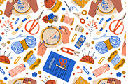 Embroidery vector illustration, an Object Illustration by Zeukaa (Thumbnail 4 of 6)