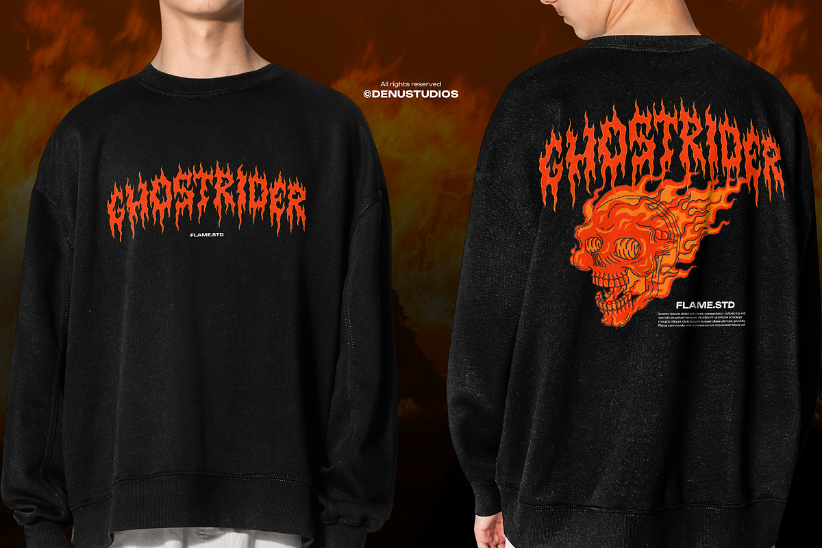 Huruhara | Black Metal Font, a Blackletter Font by Denustudios (Photo 7 of 12)