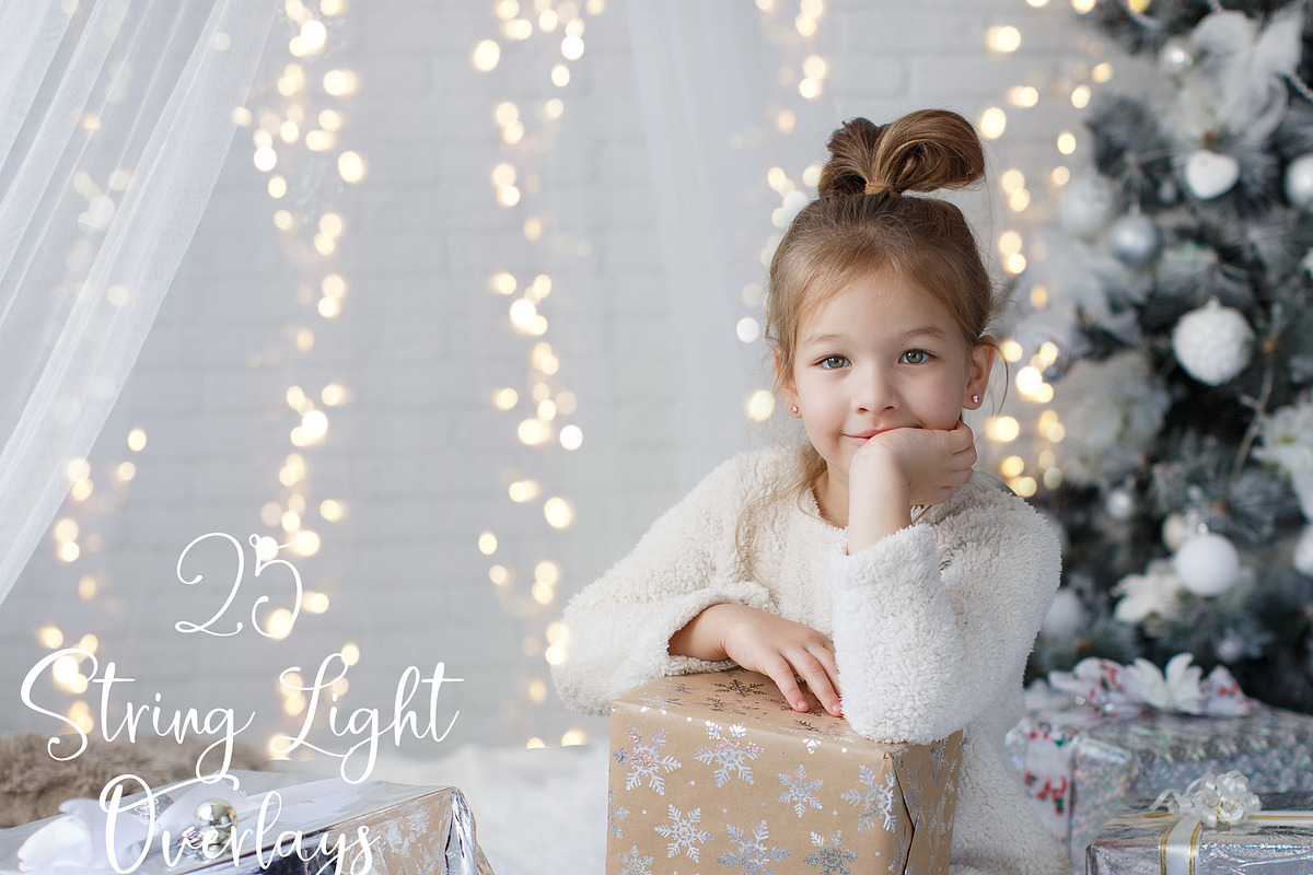 Bokeh String Lights Photo Overlays, a Brushes & More by MockTurtleStudio (Photo 4 of 9)