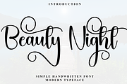 Beauty Night, a Handwritten Font by FreshTypeINK (Thumbnail 1 of 8)