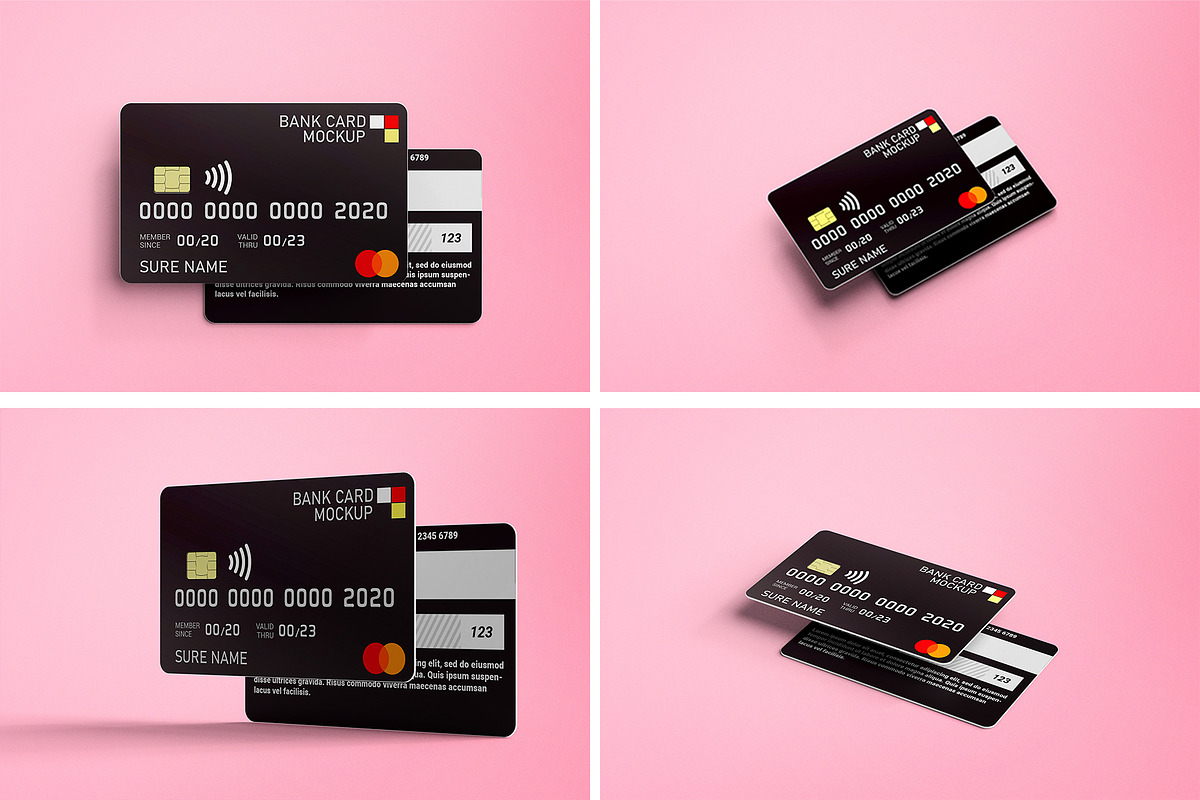 Credit / Bank Card Mock-Up, a Product Mockup by 2M GRAPHICS DESIGN (Photo 2 of 7)